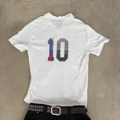 GAP スキッパーTシャツ 背番号10 半袖 ホワイト L y2kのサムネイル