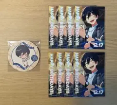 あんさんぶるスターズ　あんスタ　アニカフェ　コースター　ブロマイド　氷鷹北斗