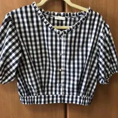 ストライプブラウス トップス 夏服  《値下げ中》