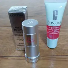 LANCOMEとCLINIQUEの口紅のセット