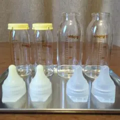 U*i様 Pigeon 哺乳瓶 産院用100・200ml 各2本セット