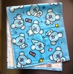 BT21 KOYA コヤ BTS RM フェイスタオル タオル ブルーのサムネイル