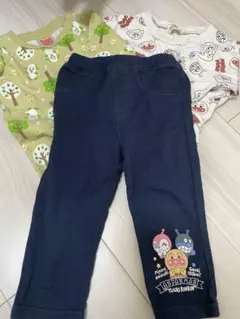 アンパンマン いないいないばあ 長袖＋ズボン 3点セット 90 2着　95 1着