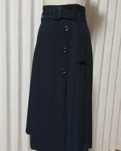 美品☆サイドプリーツロングフレアスカート グラシアのサムネイル