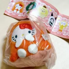 お弁当のぬいぐるみマスコット キティちゃん にっこリーノ　ガチャガチャ