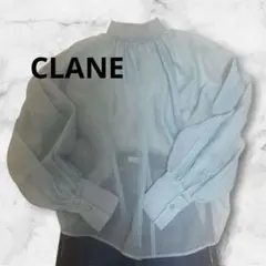 CLANE SHEER PUFF TOPS シアー　ブラウス　長袖のサムネイル