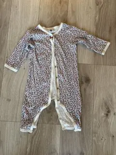 プチバトー　小花柄　ロンパース 74cm