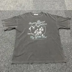 WEGO ロゴプリント Tシャツ 半袖 チャコールグレー Sサイズのサムネイル