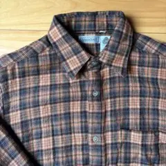 vintage archive 好配色　チェックシャツ　長袖　春服
