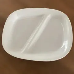 ホワイト陶器皿 仕切り付き 5枚セット 美濃焼