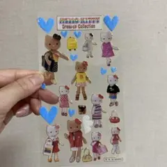 希少 茶チェックジャケット ブーツ☆ハローキティ ドレスアップコレクション 希少 茶チェックジャケット ブーツ☆ハローキティ ドレスアップ