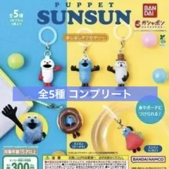 パペットスンスン めじるしアクセサリー 5種コンプリート