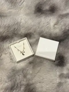 Swarovski ムーン＆スター ネックレス