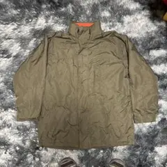 【3WAY】インナーフリース付き マウンテンパーカー L カーキ×オレンジ