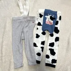 牛　タイツ　タイツ　レギンス　ボーダー