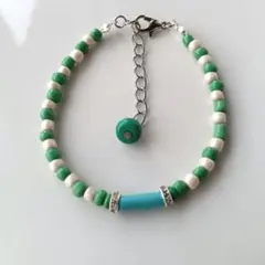 no.532／a'moureveビーズネックレス ハンドメイド 古着 韓国 - メルカリ