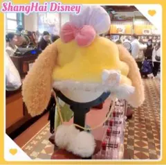 【現地購入☆正規品】クッキーアン　ふわふわファンキャップ　被り物　上海ディズニー