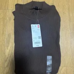 ユニクロ　リブハイネックt