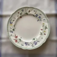 FINE BONE CHINA 花柄大皿　27.5cm