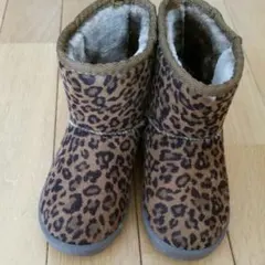 ★an様専用★　ヒョウ柄 ブーツ　19㎝　美品