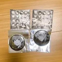 D.gray-man 白銀缶バッジ リナリー クロス ２点まとめ売り