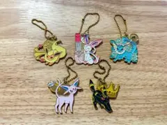 ポケモン一番くじ ブイズ メタルキーホルダー5個セット