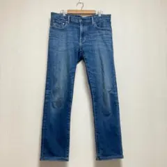 【ユニクロ】UNIQLO ヒートテック ストレートデニムパンツ 32 カジュアル