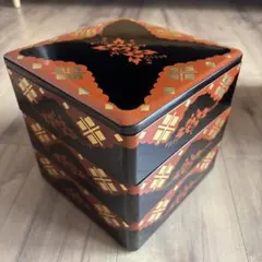 4段重箱 近江八景蒔絵 骨董品 - メルカリ