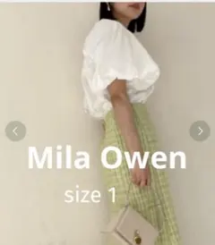 Mila Owen ギャザーボリュームバルーンシルエットブラウス夏デザインのサムネイル