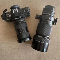 Canon AV-1 フィルム一眼レフカメラ 135ミリレンズ・ストロボセット