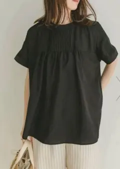 ITEMS URBAN RESEARCH レディース ピンタックレースブラウスのサムネイル