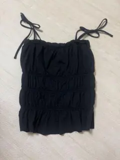 MOUSSY ブラック ビスチェ キャミソールのサムネイル