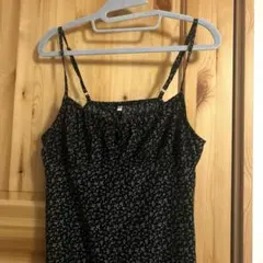 レディース　キャミワンピース　花柄　夏服　ロングスカート
