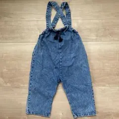 Suzanne スザンヌ　デニムブルー キッズ　サロペット　120cm