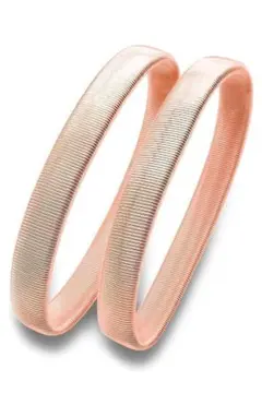 アームバンド メンズ スプリング ループ式 2個セット ローズゴールド スチール