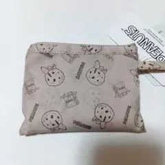 peanuts マチ広 エコバッグ　スヌーピー　ベージュ