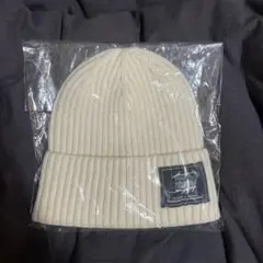 P.O. D'S OVERTURN クリーム色 ニットビーニー