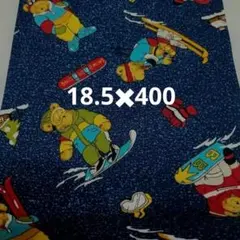 クマのスキー・スノーボードプリント生地