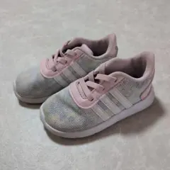 adidas メッシュスニーカー ピンク/ホワイト