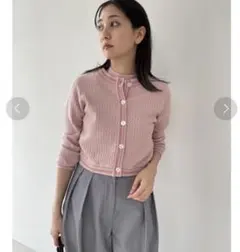 SNIDEL 半袖ニット&バイカラーニットカーデ