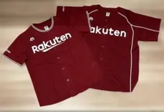 Rakuten 赤 ユニフォーム 半袖　M、Lセット