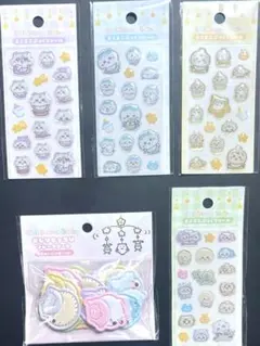 ちいかわ ベビー ミニミニぷっくりシール　おしりもっちりフレークシールセット