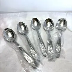 昭和レトロ 当時物 ノリタケ プリンセスブーケ デザートスプーン 5本セット