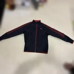 adidas CLIMALITE ジャージジャケット ネイビー/レッド