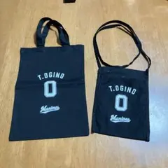 千葉ロッテマリーンズ 荻野貴司 トートバッグ サコッシュ 2点セット