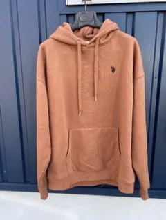 【U.S. POLO ASSN.】パーカー　ブラウン　Mサイズ