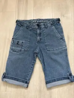 ★2way Gap Denim ハーフパンツ　裾がボタン付きで短く上にあげれます