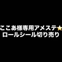 ここあ様専用アメステ⭐️ロールシール切り売り
