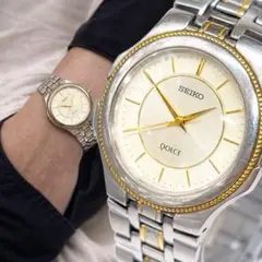 SEIKO DOLCE 腕時計 クォーツ シルバー/ゴールド 175のサムネイル