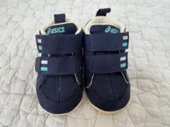 再値下げ！asics ネイビー ベビースニーカー　13cm